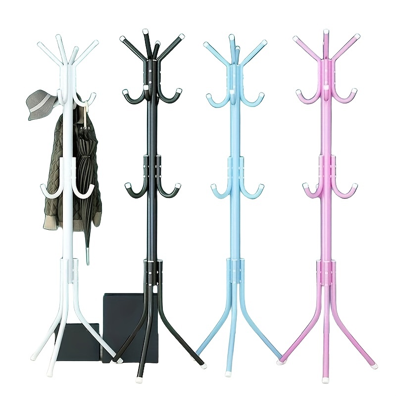 Office Furniture Plan - Simple Iron Coat Rack Coats Bags
