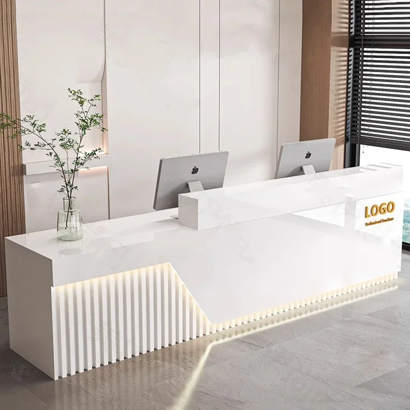 Office Furniture Bali - Luxury Nordic Reception Desks Office Salon