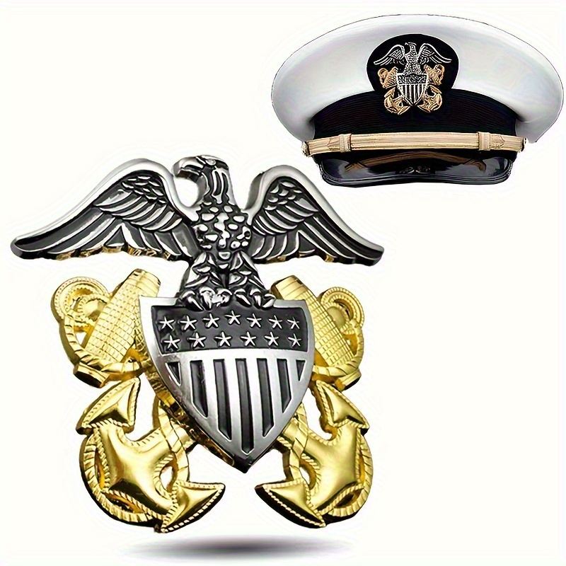 Office Furniture Plan - US Naval Officer Hat Badge Eagle