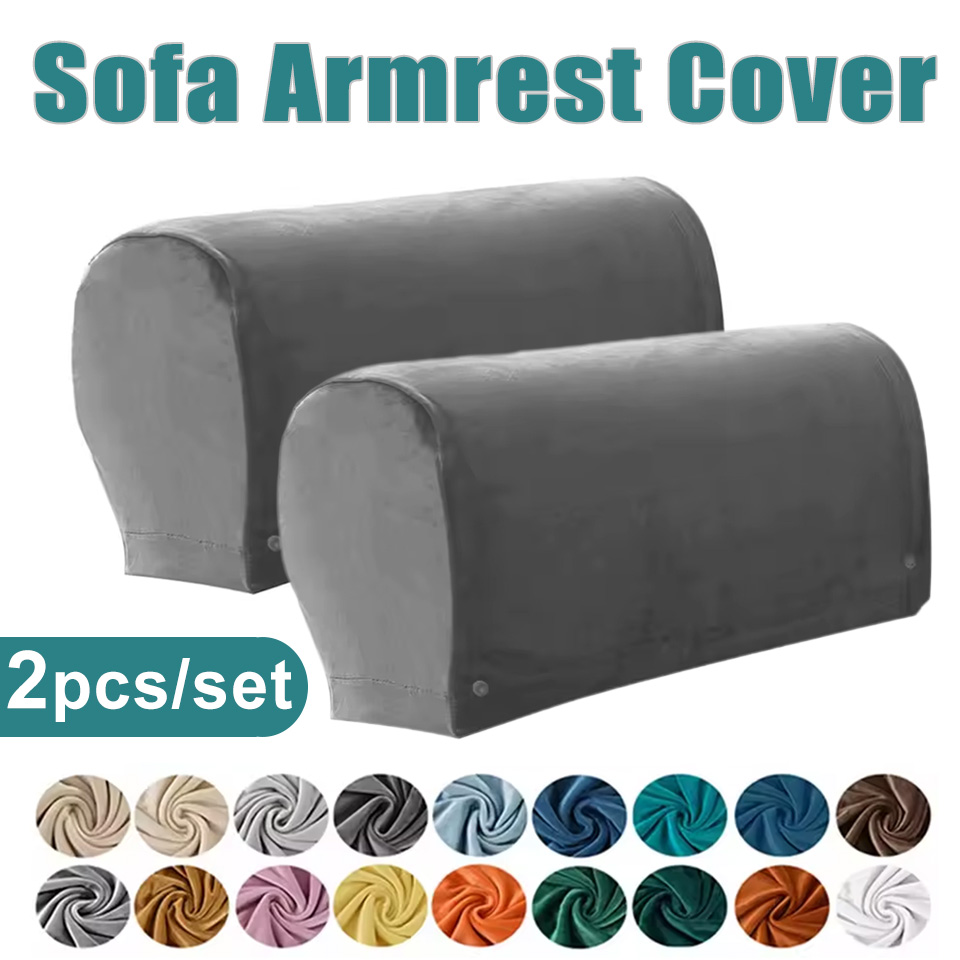 Office Furniture Plan - 2pcs/set Velvet Sofa Armchair Cover Anti-Slip