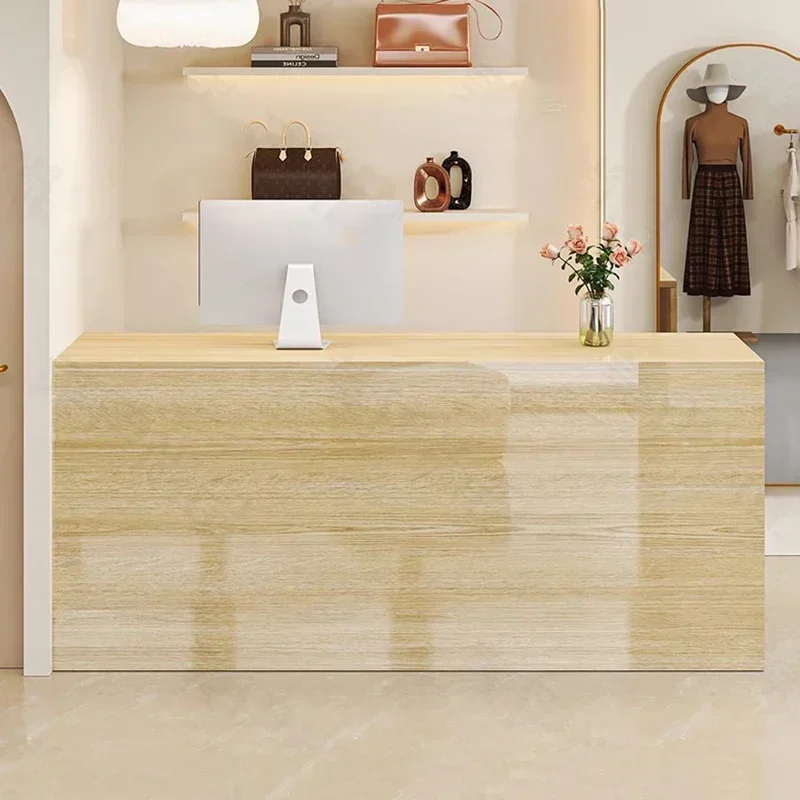 Customize Modern Reception Des - Office Furniture Bali ulasan dan harga