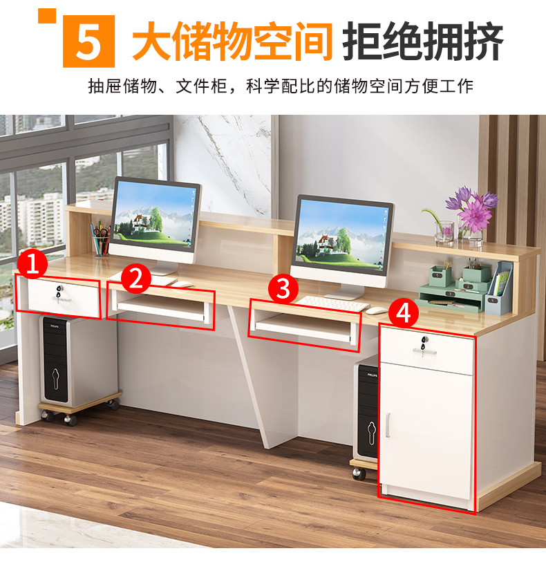 Reception Desks Classic custom - Office Furniture Bali ulasan dan harga