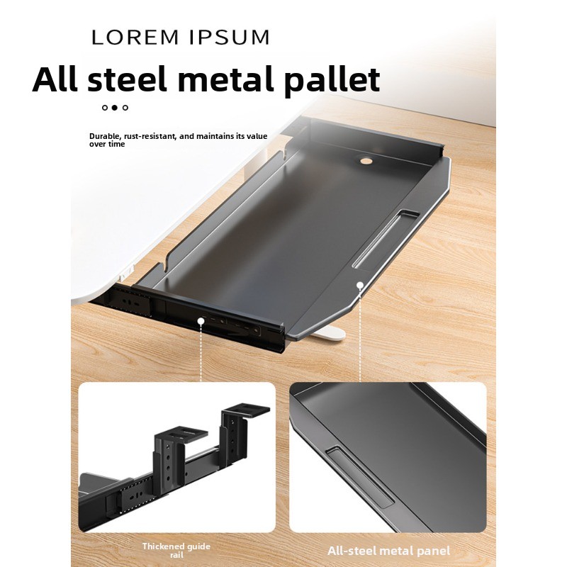 Thickened desk base support si - Keyboard Drawer Under ulasan dan harga