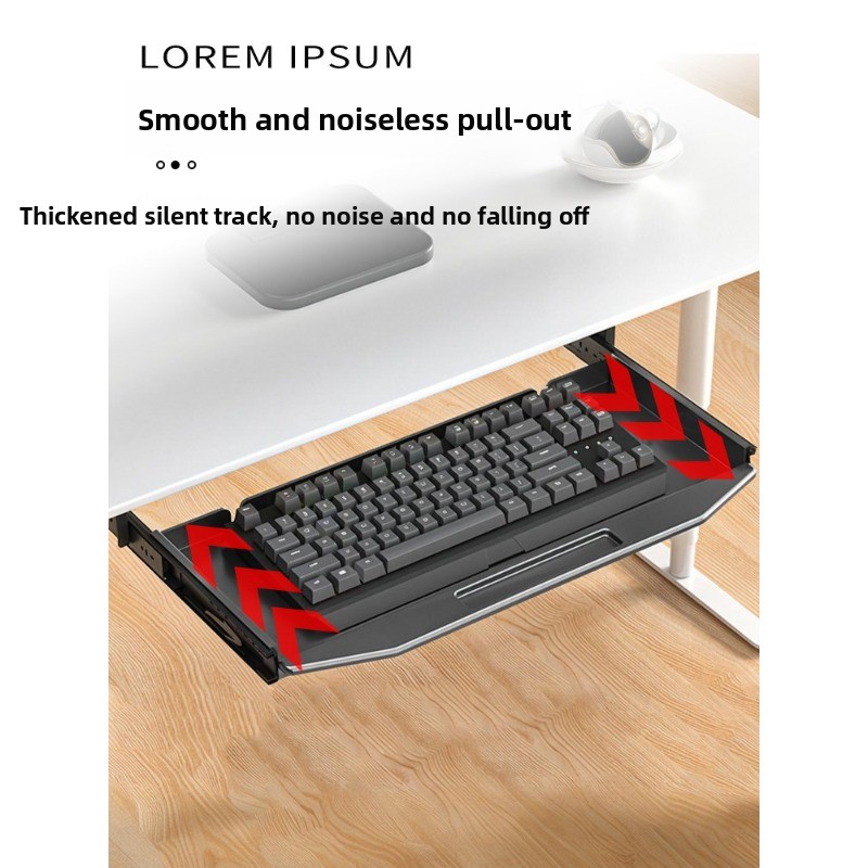 Thickened desk base support si - Keyboard Drawer Under ulasan dan harga