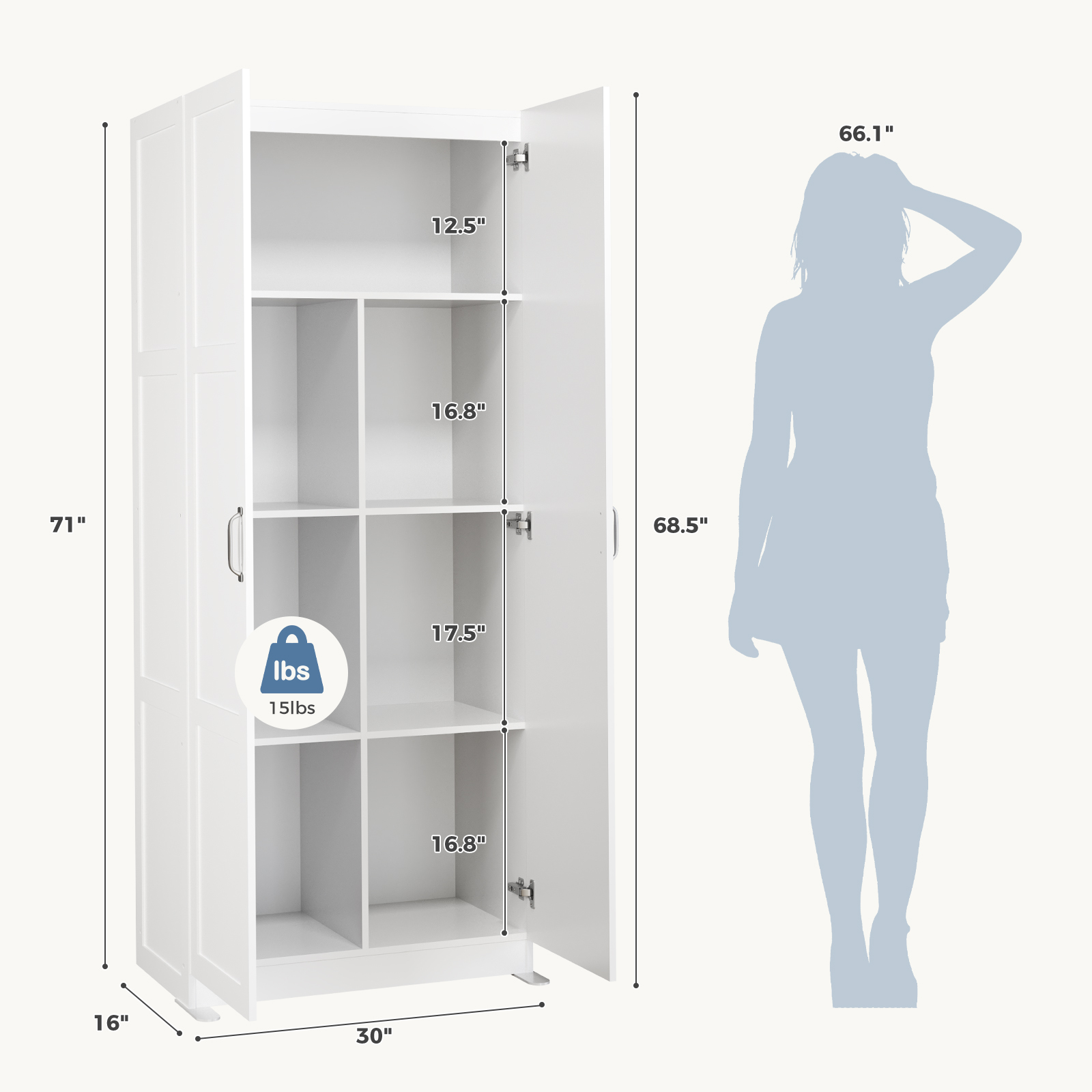 JHK 71IN Wooden Living Room St - Office Furniture Plan ulasan dan harga