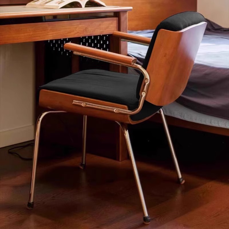 Solid Wood Backrest Dining Cha - Office Furniture Second Hand ulasan dan harga