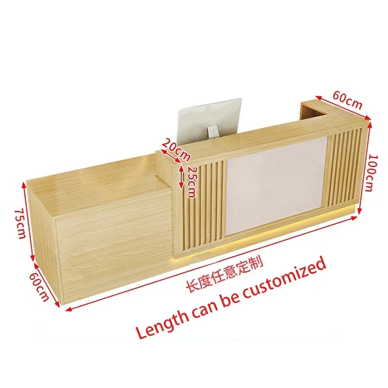Podium Salon Reception Desks B - Office Furniture Bali ulasan dan harga