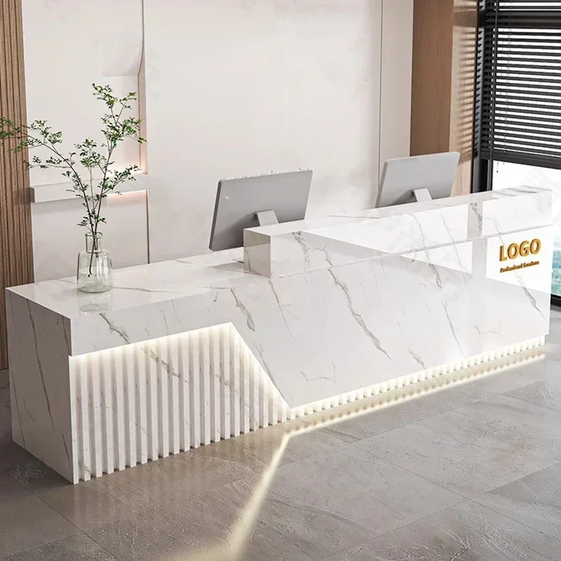 Customized Luxury Reception De - Office Furniture Bali ulasan dan harga