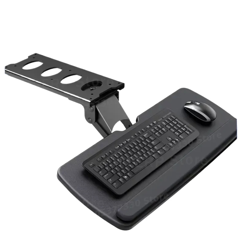 Under Desk Keyboard Tray Clip  - Keyboard Drawer Under ulasan dan harga
