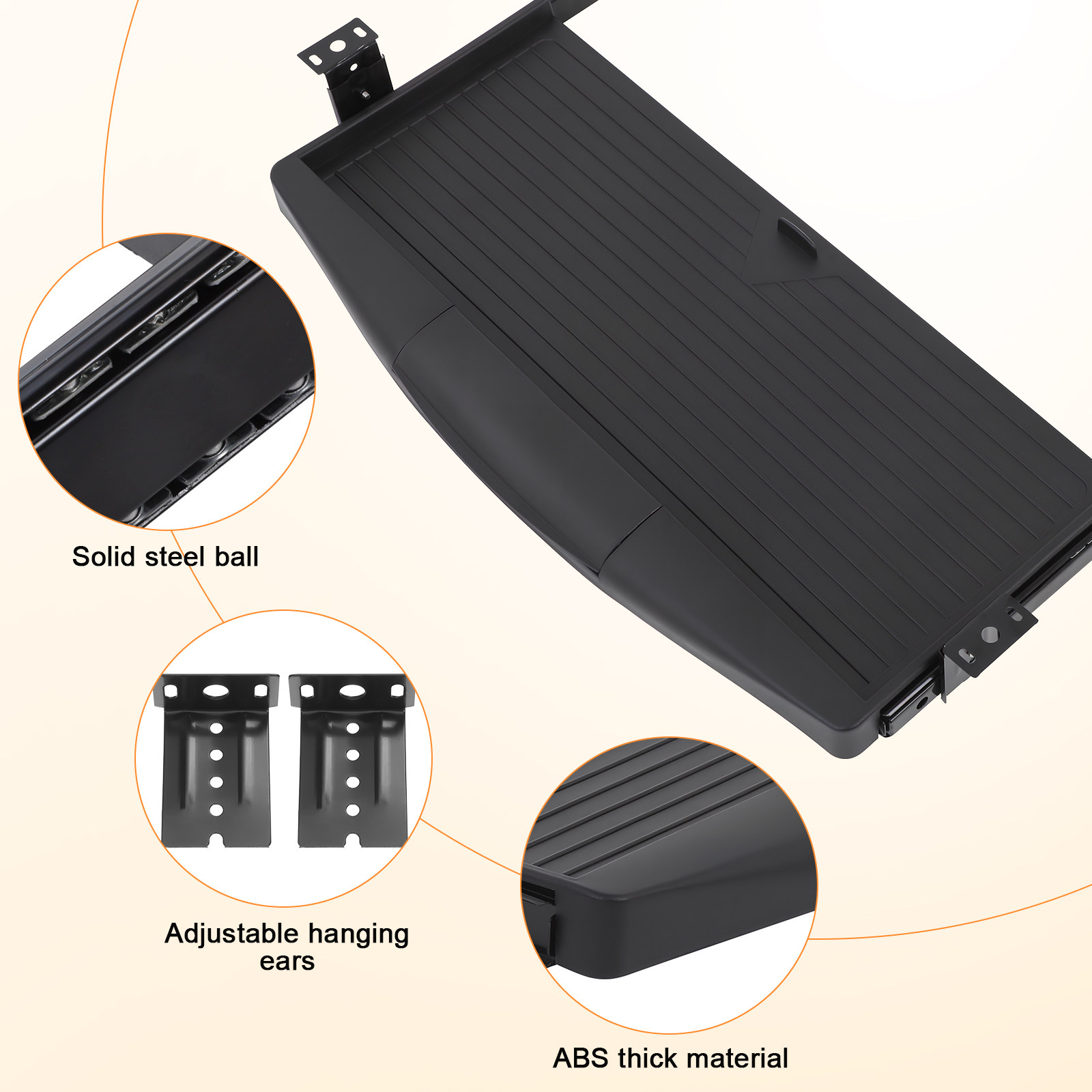 Office Keyboard Tray Aluminum  - Keyboard Drawer Under ulasan dan harga