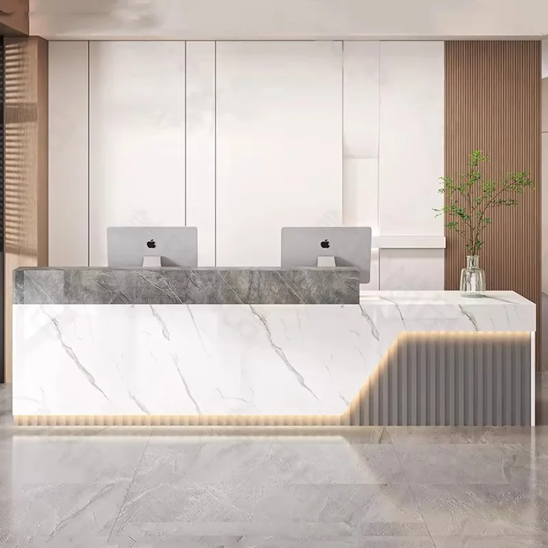 Modern Luxury Reception Desks  - Office Furniture Bali ulasan dan harga