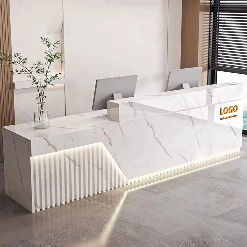 Modern Luxury Reception Desks  - Office Furniture Bali ulasan dan harga