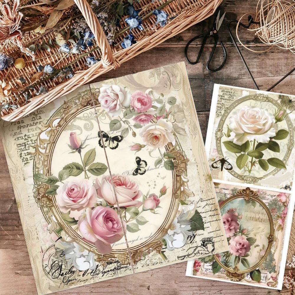 3pcs/Set Rose Rub on Transfers - Office Furniture Plan ulasan dan harga