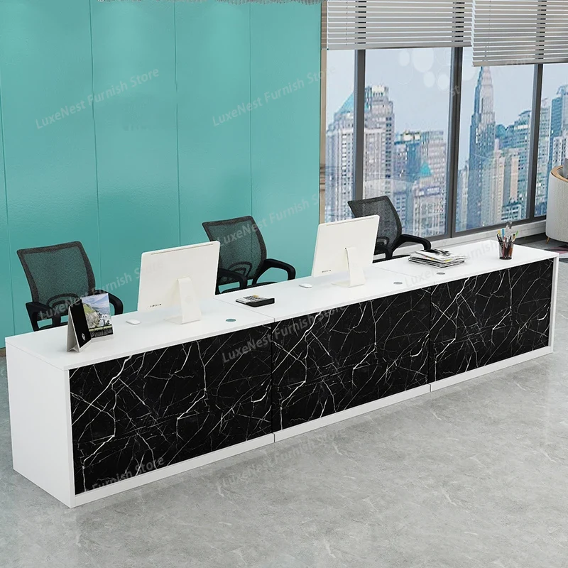 Nordic Salon Reception Desks C - Office Furniture Bali ulasan dan harga
