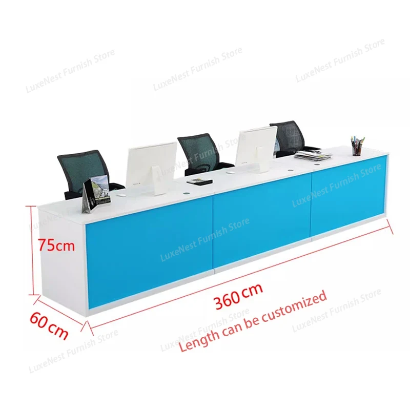 Nordic Salon Reception Desks C - Office Furniture Bali ulasan dan harga