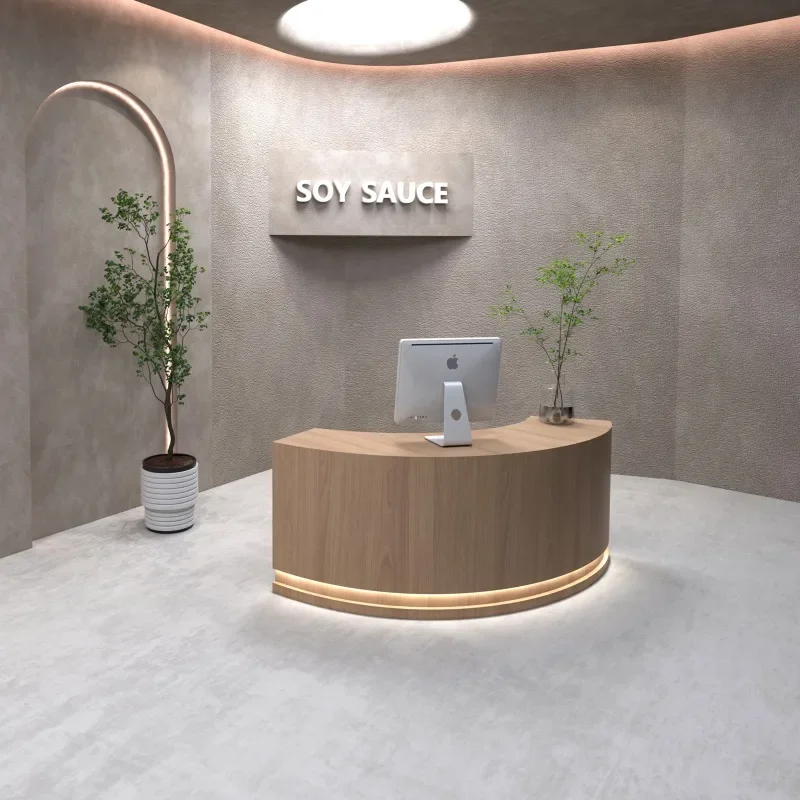 Curved Desk Table for Aestheti - Office Furniture Bali ulasan dan harga