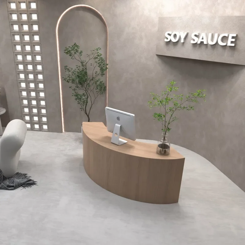 Curved Desk Table for Aestheti - Office Furniture Bali ulasan dan harga