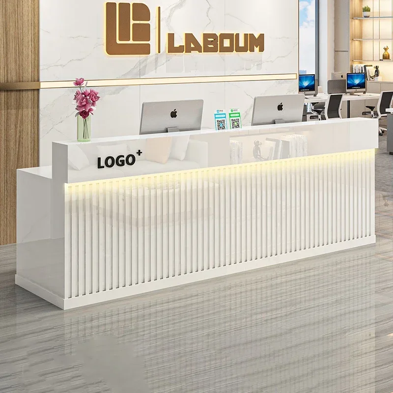 Nordic Aesthetic Reception Des - Office Furniture Bali ulasan dan harga